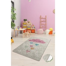 Chilai Home Baby Cloud Ekru Çocuk Halısı Djt Çocuk ve Bebek Halısı Yıkanabilir ,Leke Tutmaz 100 x 160