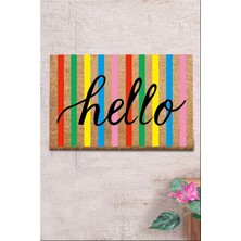 Chilai Home Coco Heloyna 40X60 cm Doğal Koko Kıl Paspas,hindistan Naturel Kapı Önü Paspası
