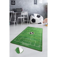 Chilai Home Football Çocuk Halısı Djt Çocuk ve Bebek Halısı Yıkanabilir ,Leke Tutmaz 120 x 180