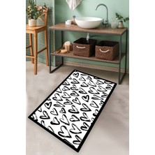 Chilai Home Small Heart Djt 70X120 cm Banyo Halısı Banyo Paspası