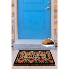 Chilai Home Coco Vintage White Doğal Koko Paspas,kıl Kapı Önü Paspası