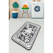 Chilai Home Singleflo 70X120 cm Banyo Halısı Djt Yıkanabilir Kaymaz Taban  Paspas Klozet Takımı