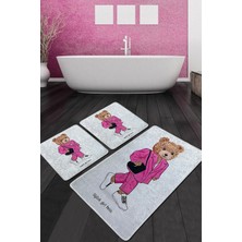 Chilai Home Boss Girl Banyo Halısı 3'lü Set Djtbanyo