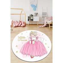 Chilai Home Regola Princesa Cap Djt Genç Halısı Çocuk ve Bebek Halısı Yıkanabilir , 120 x 120