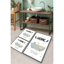 Chilai Home Bathtub Djt 3 Lu Set Banyo Halısı Banyo Paspası