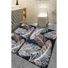 Chilai Home Pomesa 3 Lü Set Banyo Halısı Djt