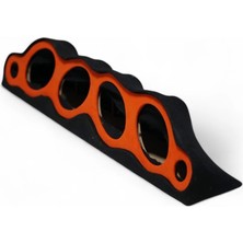 Ysn Tuning Universal Turuncu Renkli Oval Kapaklı Pandizot 4X69 cm