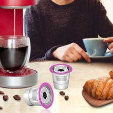 Zeeful Paslanmaz Çelik Kahve Kapsül Bardak Yeniden Kullanılabilir K Fincan Keurig 2.0/1.0 Mini Artı Kahve Filtresi Aksesuarları (Yurt Dışından)