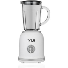 Yui M18 3 In 1 Kişisel Smoothie Retro Blender -Öğütücü-Cam Doğrayıcı Beyaz