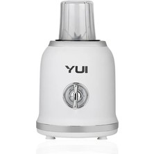 Yui M18 3 In 1 Kişisel Smoothie Retro Blender -Öğütücü-Cam Doğrayıcı Beyaz