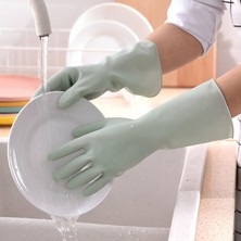 Zhuxi Shop B Mavi 5 Çift Tarzı L Boyutu Ev Yıkama Eldiveni Erkek ve Kadın Su Geçirmez Ekstra Kalın Dayanıklı Mutfak Çamaşırı Kauçuk Ince Süt Temizleme (Yurt Dışından)