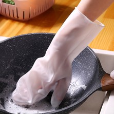 Zhuxi Shop B Gri Tarzı Bulaşık Yıkama Temizlik Eldiveni Sihirli Silikon Kauçuk Bulaşık Yıkama Eldiveni Ev Temizlik Aracı Ovma (Yurt Dışından)
