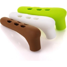 Zhuxi Shop B Beyaz Stil Kauçuk Kapı Kolu Kapağı Kapı Kolu Koruyucu Kalın Kapi Kolu Koruyucu Kapı Kapağı Koruyucu Kılıf Bebek Kapak (Yurt Dışından)