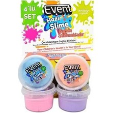 Özel Kutulu 4 Renk 180 gr Hazır Slime Ce Belgeli Kaliteli Ürün Ele Yapışmaz