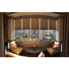 Hk Plise Perde - Cam Balkon Perdesi Siyah-Beyaz-Antrasit-Kahve-Gri