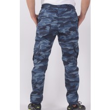Black Steel Slim Fit,bel ve Paça Lastikli,kargo Cepli Kamuflaj Desen PANTOLON-91000