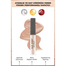 Aydınlık Görünüm Sağlayan Yoğun Likit Göz Altı Kapatıcısı - Liquid Concealer 105 Cool Rose