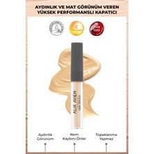 Aydınlık Görünüm Sağlayan Yoğun Likit Göz Altı Kapatıcısı - Liquid Concealer 107 Warm Desert