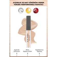 Aydınlık Görünüm Sağlayan Yoğun Likit Göz Altı Kapatıcısı - Liquid Concealer 108 Butter Milk