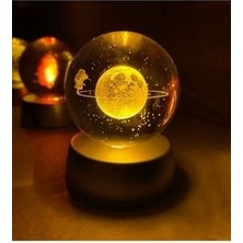 Satürn Çemberindeki Kız Işıklı Cam Küre, Satürn Cam Küre