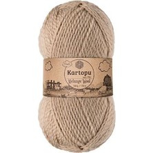 Kartopu Melange Wool Yünlü El Örgü Ipi K880 Sütlü Kahve