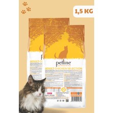 Petline Tavuklu Yetişkin Kedi Maması 3kg (2x 1,5 Kg) - Delicate