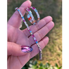 Defne Silver Diana Lüx Mixcolor Bileklik