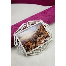 Midyat El Işi Telkari Gümüş Kaplama Mardin Fotoğraflı Magnet