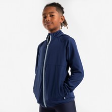 Decathlon Kiprun Çocuk Koşu Rüzgarlığı - Lacivert/Gri - Kiprun Wind Jacket Jr