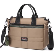 21K Barcelona Özel Kumaş Elden Tutmalı Askılı Kadın Çantası 3261