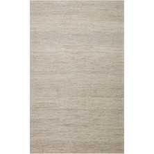 Eko Halı Soumak Smk Plaın Grey Soumak Örgülü Naturel Kendir Halı