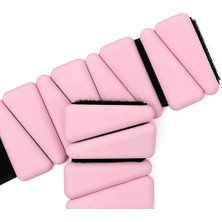 Gymo Pro Series Ayarlanabilir Silikon Bilek Ağırlığı 2X500GR Üçgen Pembe