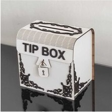 Ayt Reklam Atölyesi Beyaz Tip Bo x  Kumbara ve Bahşiş Kutusu Tipbo x