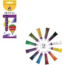 Adel Akrilik Boya 12 Li 12 ml Tüp 234 0000 038