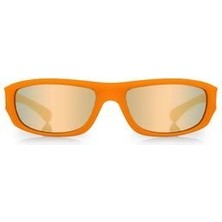 Bisiklet Güneş Gözlüğü Turuncu Mat Çerçeve Sarı Aynalı Cam 3007