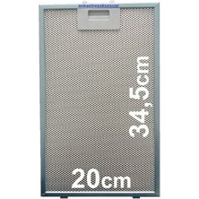 Bde 6045 S Davlumbaz Filtre Orijinal 20X34,5CM Aspiratör Yağ Filtresi 9197059799