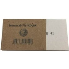 Numaralı Fiş Küçük 12 Adet