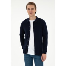 U.S. Polo Assn. Erkek Lacivert Triko Hırka 50297074-VR033