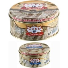 Üçel Tahin Helvası ( 830 gr Kakaolu ) + ( 830 gr Sade ) Teneke