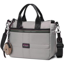 21K Barcelona Özel Kumaş Elden Tutmalı Askılı Kadın Çantası 3261