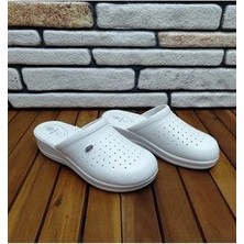 Ekofark Ayakkabı Gezer Ortopedik Sabo Terlik Aşçı Hemşire Iş Terliği Kısa Topuklu İnce Tasarım