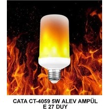 CT-4059 5W Alev Ampül Amber Renk