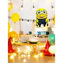 VibeHome Minion Tasarımlı Folyo Balon - Doğum Günü Parti ve Eğlenceli Etkinlikler Için