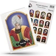 Osman Gazi Çizgili Defter ve Osmanlı Çıkartma