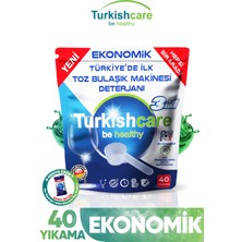 Turkishcare Ekonomik Hepsi Bir Arada Toz Bulaşık Makinesi Deterjanı 40 Yıkama