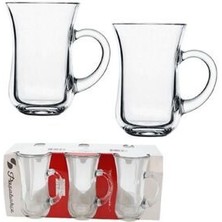 55411 Keyif 6 Lı Kulplu Bardak