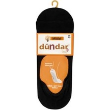 Unisex Siyah 6'lı Modal Silikonlu Babet Çorap