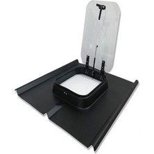 Sandwich Amortisörlü Siyah Çatı Çıkış Kapağı