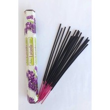 Lavanta Kokulu - 20 Adet Çubuk Tütsü - Lavanta Tütsü - Aromalı Tütsü- Tütsü Çubuğu - Tütsülük