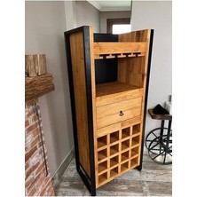 Ahşap Bar Dolabı, Şaraplık, Alkol Dolabı